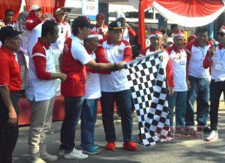 Meriahkan Agustusan, Taufik Buka Karnaval di Sidanegara