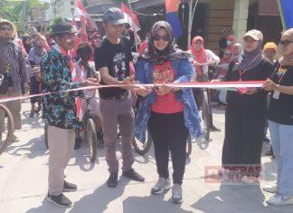 Diah Eva Subadra Buka Event Sepeda Santai di Kadilanggon