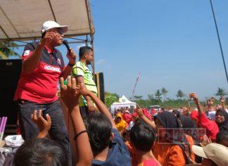 Andang Gelar Senam Sicita, Meriahkan Perayaan HUT RI Desa Kecapi