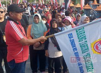 Sugiyarto Meriahkan Event Jalan Sehat Bersama Warga Mokolegi