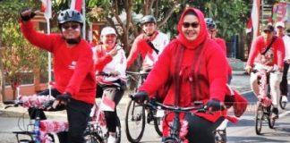 Mbak Yuni Gelar Gowes Kebangsaan Bersama 4.099 ASN Sragen