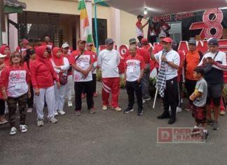 Bagas Aryanto Lepas Jalan Sehat Mangunsari dalam HUT RI ke-78