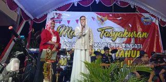 Nunung Apresiasi Gotong Royong Warga Jengglong Dalam Meriahkan HUT RI