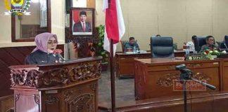 Hadiri Rapat Paripurna, Sri Sumarni Jelaskan RAPBD 2023