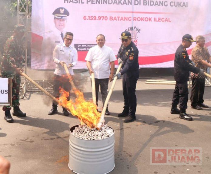 Musnahkan Rokok Ilegal, Masan Sebut Pentingnya Sinergi Stop Peredarannya