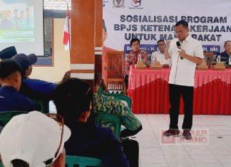 Rahmad Handoyo Sapa Warga Tawangsari Lewat Sosialisasi BPJS