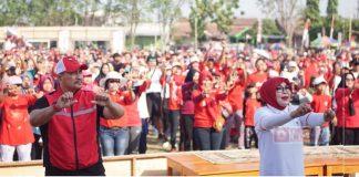 Pupuk Semangat Kebangsaan, Heru Gelar Senam Kebangsaan Bersama