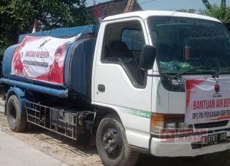 DPC Grobogan Salurkan Air Bersih ke Wilayah Terdampak Kekeringan