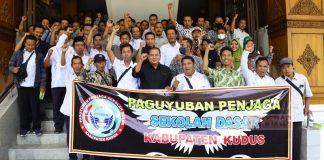 Masan Terima dan Dengarkan Audiensi dari Paguyuban Penjaga Sekolah