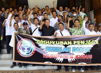 Masan Terima dan Dengarkan Audiensi dari Paguyuban Penjaga Sekolah