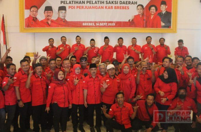 BSPN Brebes Adakan Pelatihan Pelatih Saksi di Kantor DPC PDI Perjuangan Kabupaten Brebes