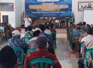 Gelar Workshop Pupuk Berimbang, Harris Turino Dorong Kemajuan Petani Tegal