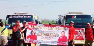 Sry Heri Pasaribu dan Shintya Salurkan Bantuan Air Bersih ke Warga Larangan Brebes