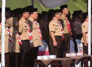 Ikuti Upacara HUT Pramuka, Dance Harap Pramuka Hasilkan SDM Profesional