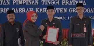 Lantik Sekda Baru, Sri Sumarni Harap Lanjutkan Program Sesuai RPJMD