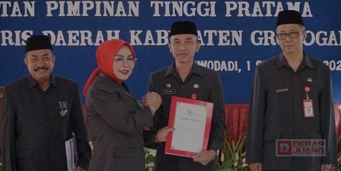 Lantik Sekda Baru, Sri Sumarni Harap Lanjutkan Program Sesuai RPJMD