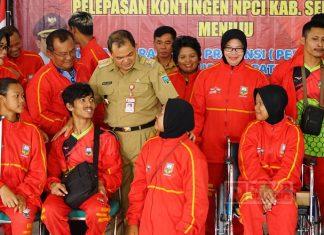 Ngesti Nugraha Beri Dukungan dan Apresiasi Atlet NPCI Kab. Semarang