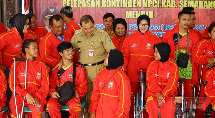 Ngesti Nugraha Beri Dukungan dan Apresiasi Atlet NPCI Kab. Semarang