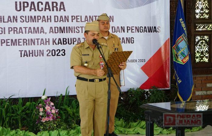 Ngesti Tekankan Semangat dan Disiplin Kalangan Pejabat Pemkab Semarang