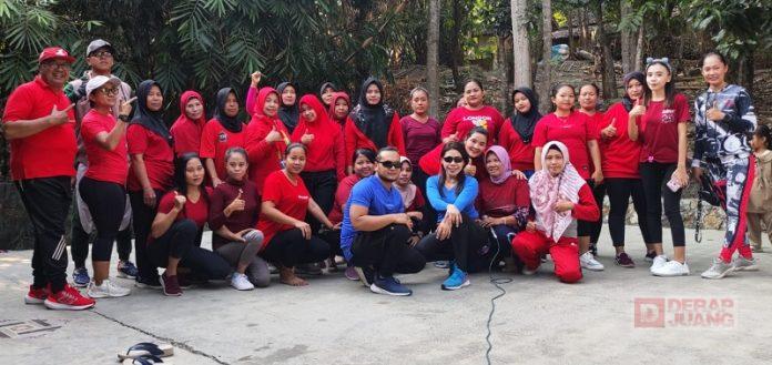 Nugroho Gelar Senam SICITA Bersama Ibu-ibu Desa Jatipohon