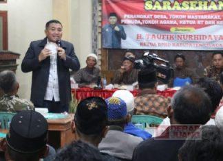 Taufik Penuhi Undangan Sarasehan Warga Gandrungmangu