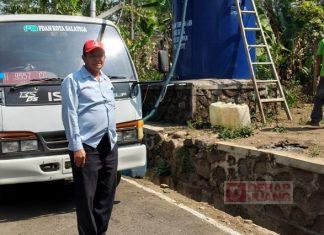 Peduli Kekeringan, Untung Salurkan Air Bersih ke Wilayah Ampuannya
