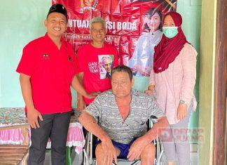 Peduli Warga, Bagus Salurkan Bantuan Kursi Roda dari Mbak Casytha