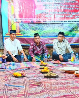 Andang dan Arief Hadiri ‘Selametan’ Jalan Baru Desa Bangsri