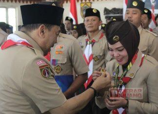 Pramuka Jepara Raih Prestasi, Hesti Nugroho Dianugrahi Penghargaan