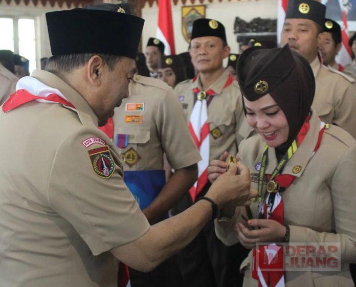 Pramuka Jepara Raih Prestasi, Hesti Nugroho Dianugrahi Penghargaan