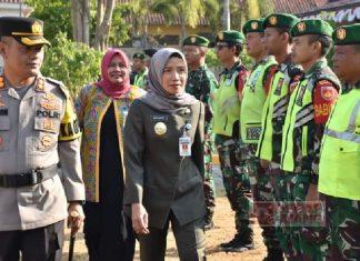 Ristawati Hadiri Apel Siaga Pengamanan Pilkades Serentak