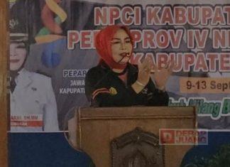 Lepas Kontingen NPCI, Sri Sumarni Harap Para Atlet Junjung Sportivitas