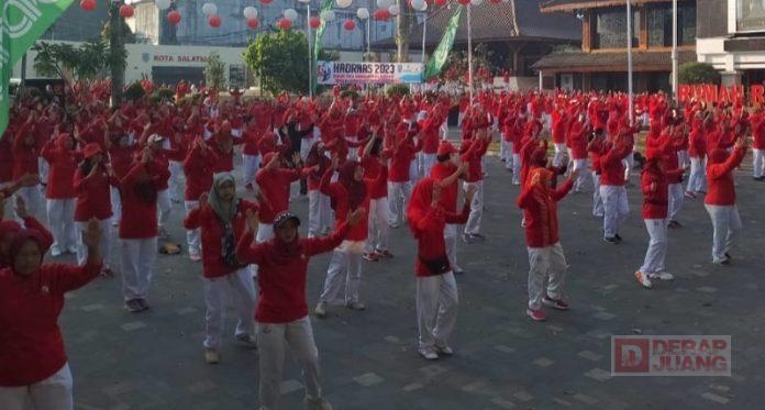 Dance dan Bagas Gelar Senam SICITA, Peringati HAORNAS