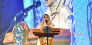 Ristawati Hadiri Khataman PonPes Riyadlitul ‘Uqul Nampudadi