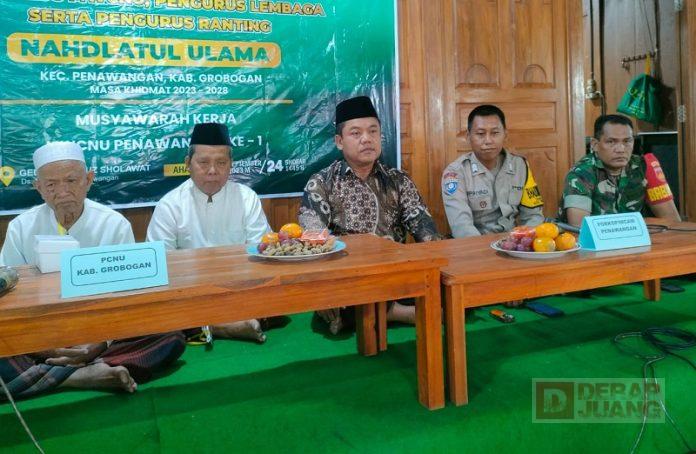 Musafak Harap Pengurus Baru MWCNU Penawangan Jalankan Tugas Dengan Amanah