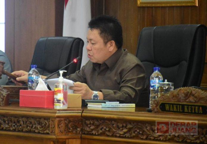 Dance Ishak Palit Pimpin Paripurna, Bahas Tiga Agenda Penting