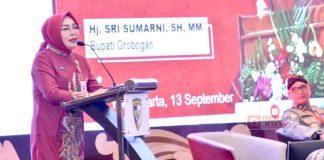 Sri Sumarni Berupaya Jaga Kondusifitas Kamtibmas Grobogan Jelang Pemilu