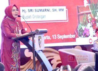 Sri Sumarni Berupaya Jaga Kondusifitas Kamtibmas Grobogan Jelang Pemilu