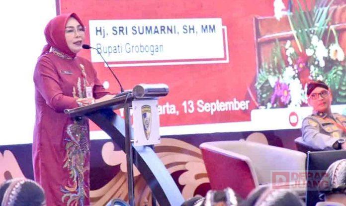 Sri Sumarni Berupaya Jaga Kondusifitas Kamtibmas Grobogan Jelang Pemilu