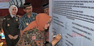 Mbak Yuni Hadiri Deklarasi Damai Pilkades Serentak Kedua