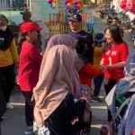 Azalea Meriahkan Event Jalan Sehat Bersama Warga Pare