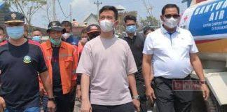 Gibran Tinjau Lokasi Kebakaran di TPA Putri Cempo