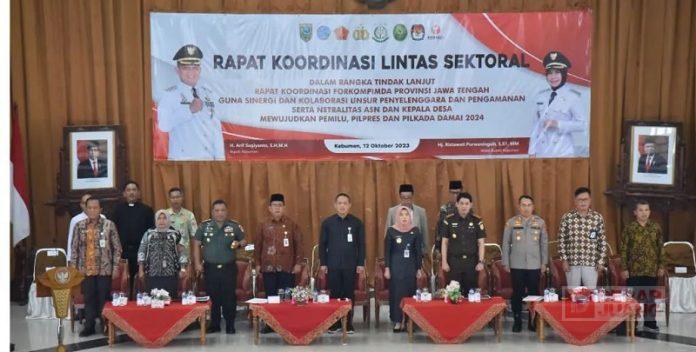 Wabup Rista hadiri Rakor Lintas Sektoral menghadapi Pemilu 2024