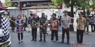 Sri Sumarni Lepas Kirab Pemilu dari KPU Grobogan Menuju KPU Jepara