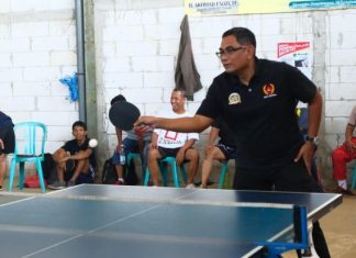 Dorong Olahraga Tenis Meja, Andang Buka Turnamen Tahunan Cup 3