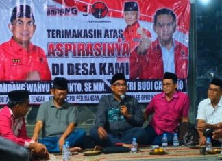 Andang Hadiri Syukuran Pembangunan Jalan Desa Sukodono