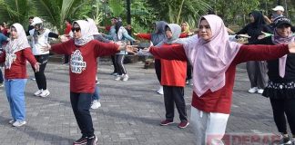 Ristawati Ikuti Senam Bersama dalam Rangka Hari Kesehatan Jiwa Sedunia