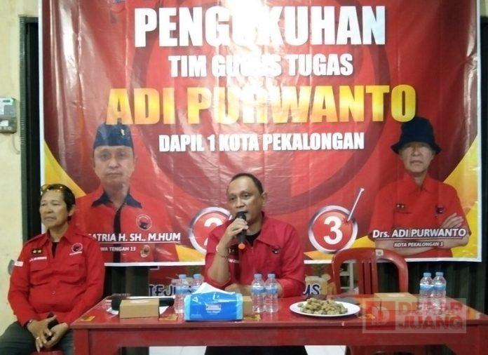 Agung Satria Kukuhkan Gugus Tugas Dapil 1 Kota Pekalongan.