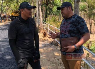 Ari Santoso Tinjau Pembangunan Jalan Desa Gewadung