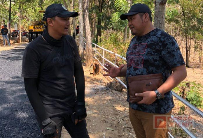 Ari Santoso Tinjau Pembangunan Jalan Desa Gewadung